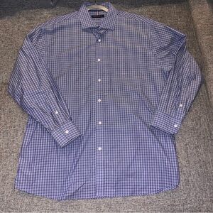 Tommy Hilfiger XL 17-17.5 34/35 Regular Fit Dress Shirt Button Up Long Sleeve